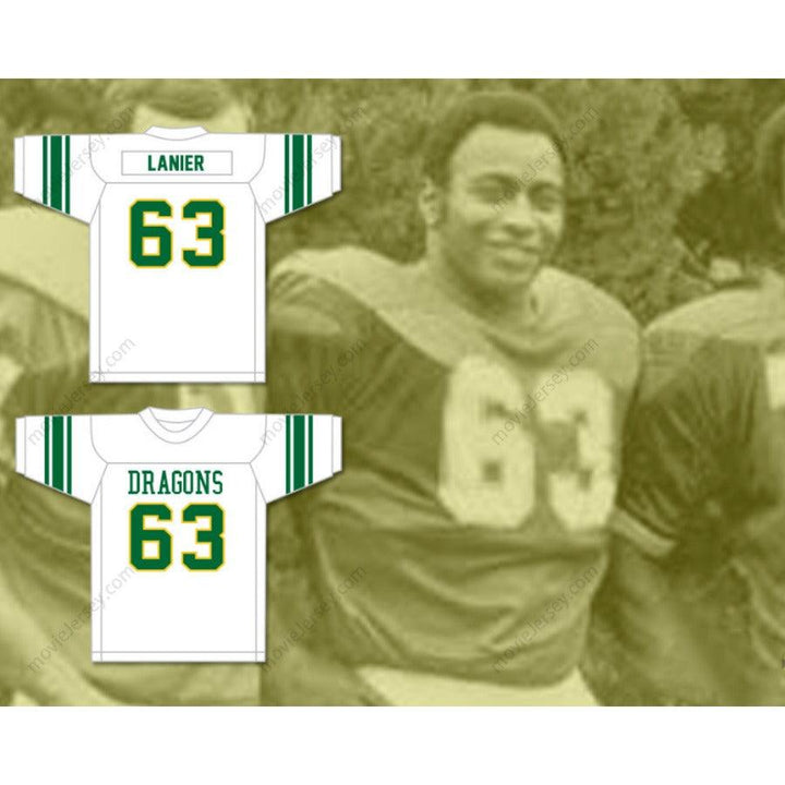 CUSTOM ANY Name Number WILLIE LANIER 63 MAGGIE L. WALKER GOVERNOR'S SCHOOL DRAGONS Football Jersey Top Stitched S-6XL