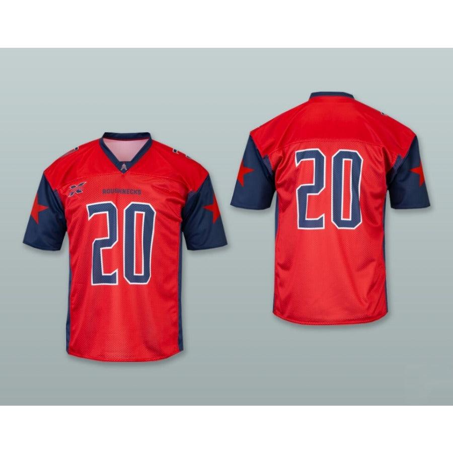 CUSTOM ANY Name Number HOUSTON 20 HOME RED Football Jersey Top Stitched S-6XL