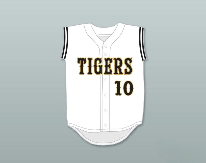 Custom Any Name Number TREVOR STORY 10  HIGH SCHOOL TIGERS WHITE BASEBALL JERSEY 2 Top Stitched S-6XL