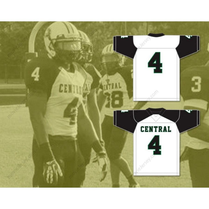 CUSTOM ANY Name Number JAMES COOK 4 MIAMI CENTRAL SENIOR HIGH SCHOOL ROCKETS Football Jersey Top Stitched S-6XL