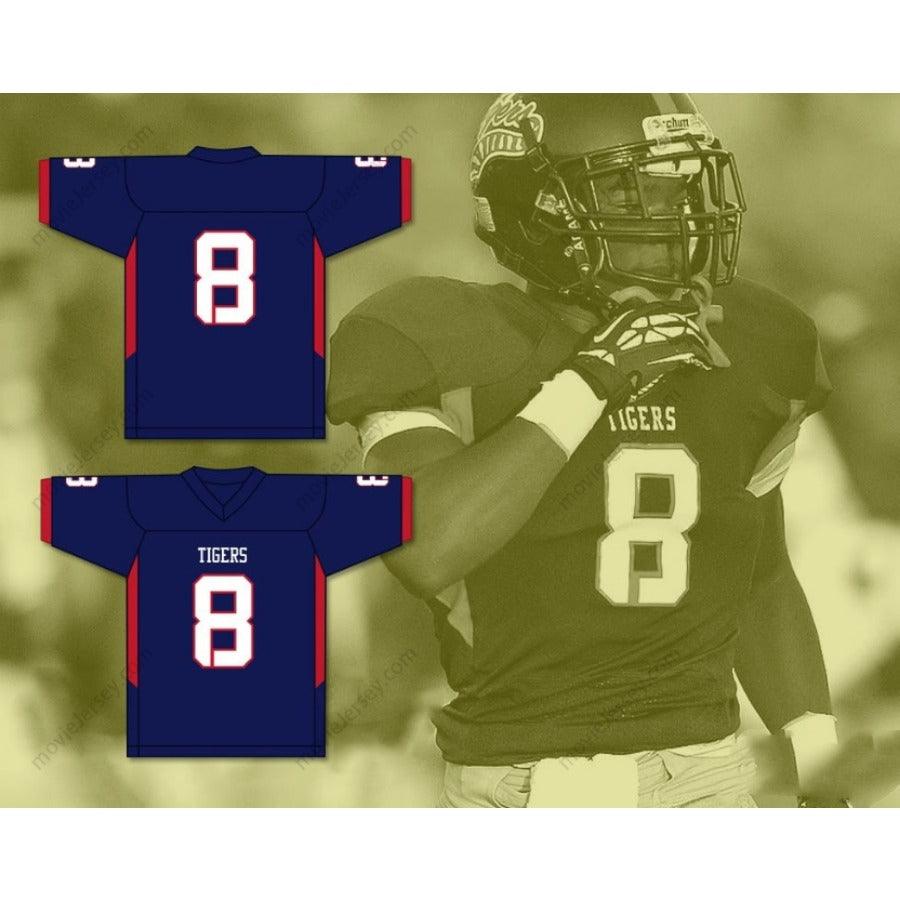 CUSTOM ANY Name Number DARRELL HENDERSON 8 SOUTH PANOLA HIGH SCHOOL TIGERS Football Jersey Top Stitched S-6XL
