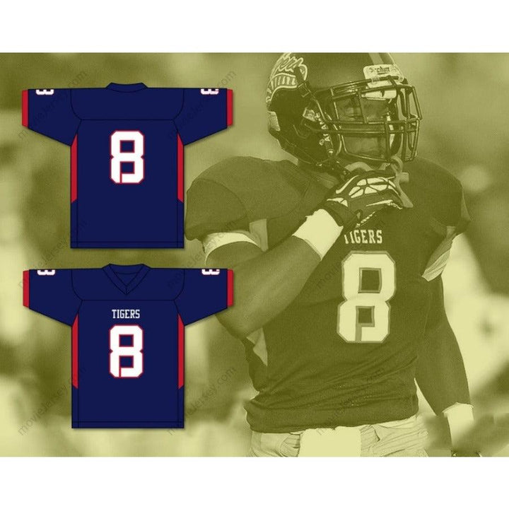 CUSTOM ANY Name Number DARRELL HENDERSON 8 SOUTH PANOLA HIGH SCHOOL TIGERS Football Jersey Top Stitched S-6XL