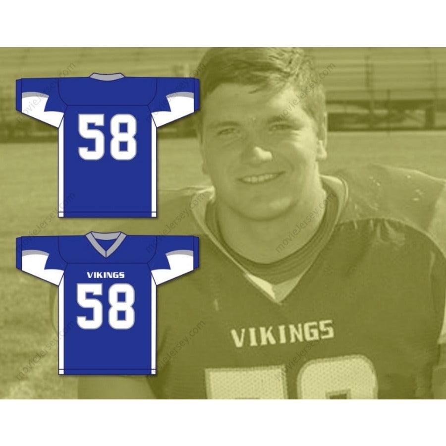 CUSTOM ANY Name VIKINGS JOSH MYERS 58  HIGH SCHOOL Football Jersey Stitched S-6XL