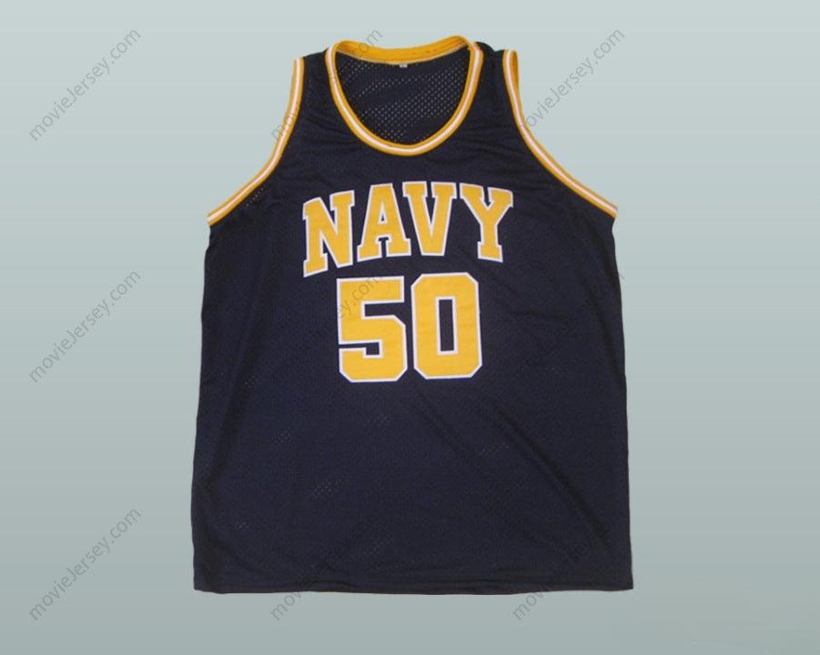 CUSTOM ANY Name Number DAVID ROBINSON 50 NAVY BASKETBALL JERSEY Top Stitched S-6XL