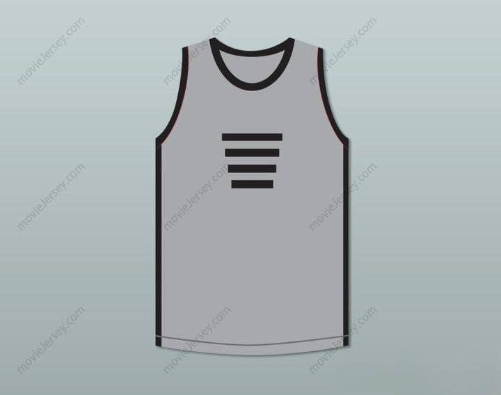 CUSTOM ANY Name Number JOHNNY YU 85 THE LAST DRAGON GREY JERSEY Top Stitched S-6XL