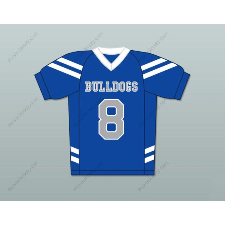 CUSTOM ANY Name Number TROY DIXON 8 BULLDOGS SCHOOL Football Jersey Top Stitched S-6XL