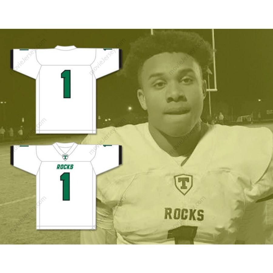 CUSTOM ANY Name Number RONDALE MOORE 1 TRINITY HIGH SCHOOL SHAMROCKS Football Jersey Top Stitched S-6XL
