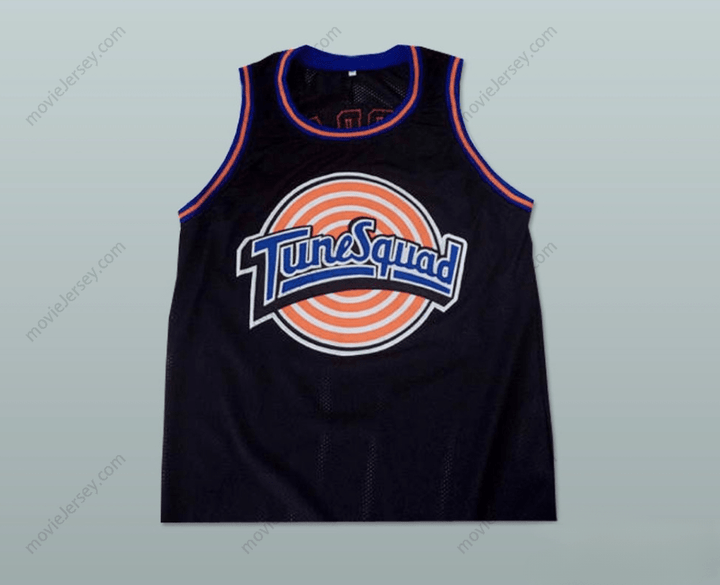 CUSTOM ANY Name Number MICHAEL   SPACE JAM TUNE SQUAD BLACK BASKETBALL JERSEY Top Stitched S-6XL