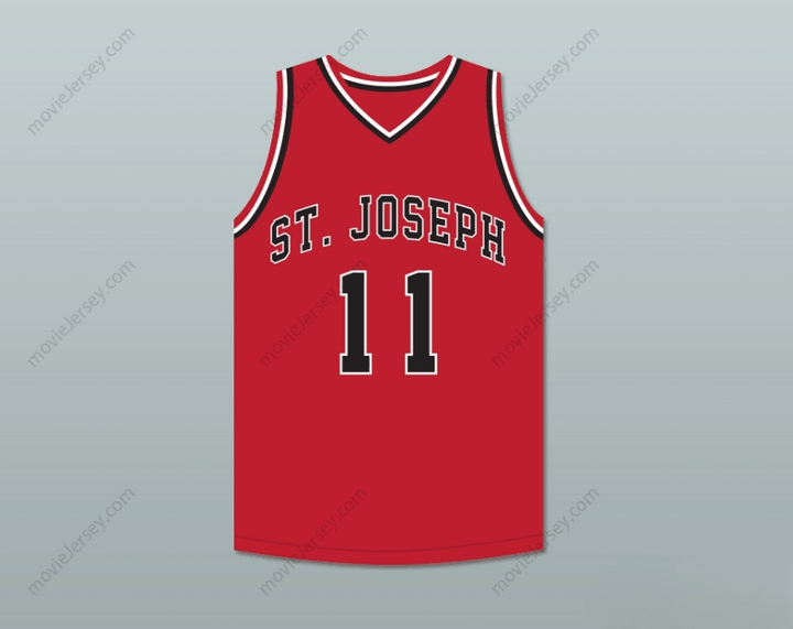 CUSTOM ANY Name Number ISIAH THOMAS 11 CHARGERS HIGH SCHOOL RED BASKETBALL JERSEY Top Stitched S-6XL