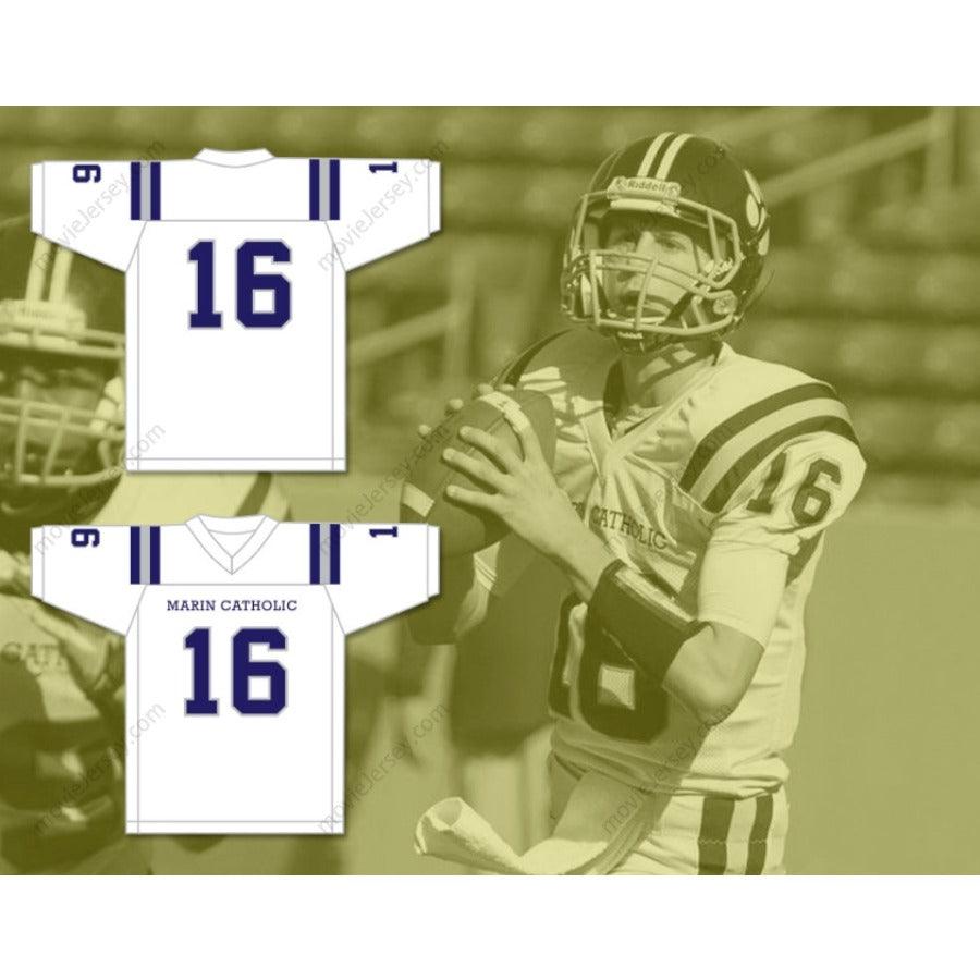 CUSTOM ANY Number JARED GOFF 16 MARIN CATHOLIC HIGH SCHOOL FOOTBALL JERSEY S-6XL