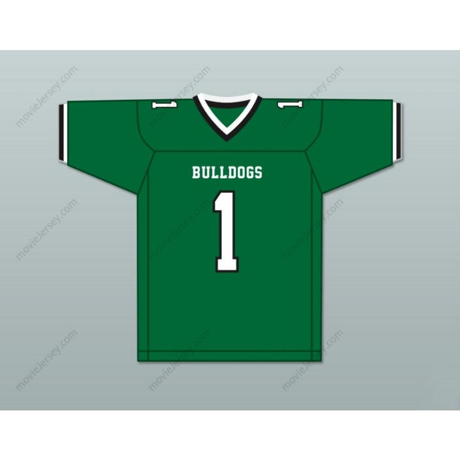 CUSTOM ANY Name Number JEREMY RUCKERT 1 LINDENHURST SENIOR HIGH SCHOOL BULLDOGS Football Jersey Top Stitched S-6XL