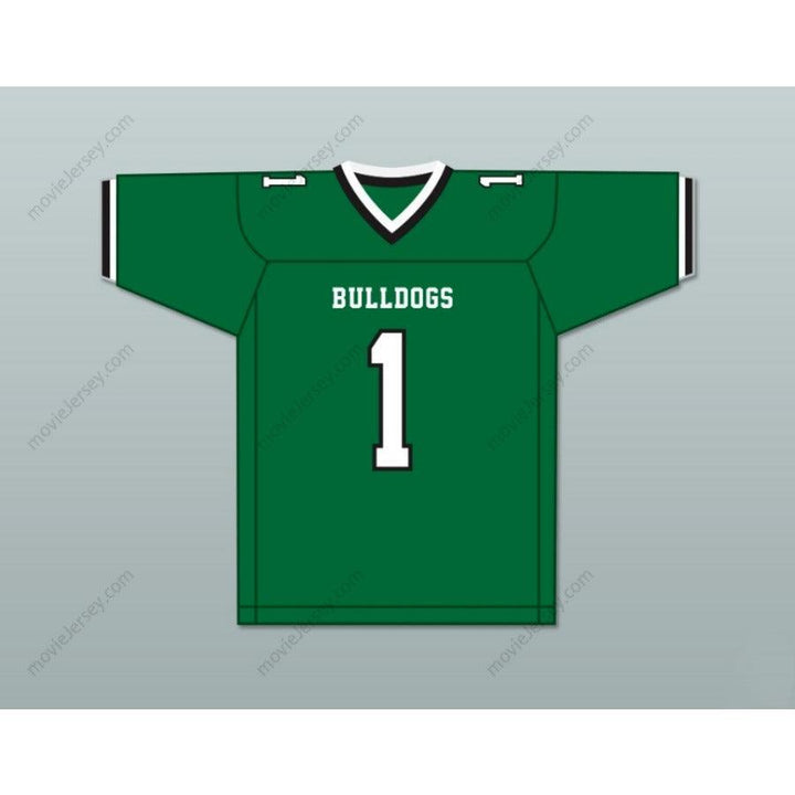 CUSTOM ANY Name Number JEREMY RUCKERT 1 LINDENHURST SENIOR HIGH SCHOOL BULLDOGS Football Jersey Top Stitched S-6XL