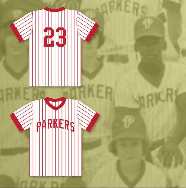 Custom Any Name Number MICHAEL  23 PARKERS YOUTH LITTLE LEAGUE PINSTRIPED BASEBALL JERSEY Top Stitched S-6XL