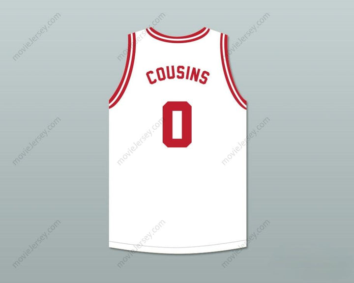 CUSTOM ANY Name Number DEMARCUS COUSINS 0 TIJUANA PIRANHAS WHITE BASKETBALL JERSEY MEXICAN EXPANSION TEAM Top Stitched S-6XL