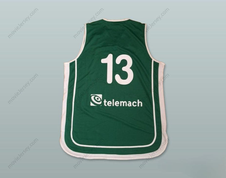 CUSTOM ANY Name Number SLOVENIJA 13 NATIONAL TEAM GREEN BASKETBALL JERSEY Top Stitched S-6XL