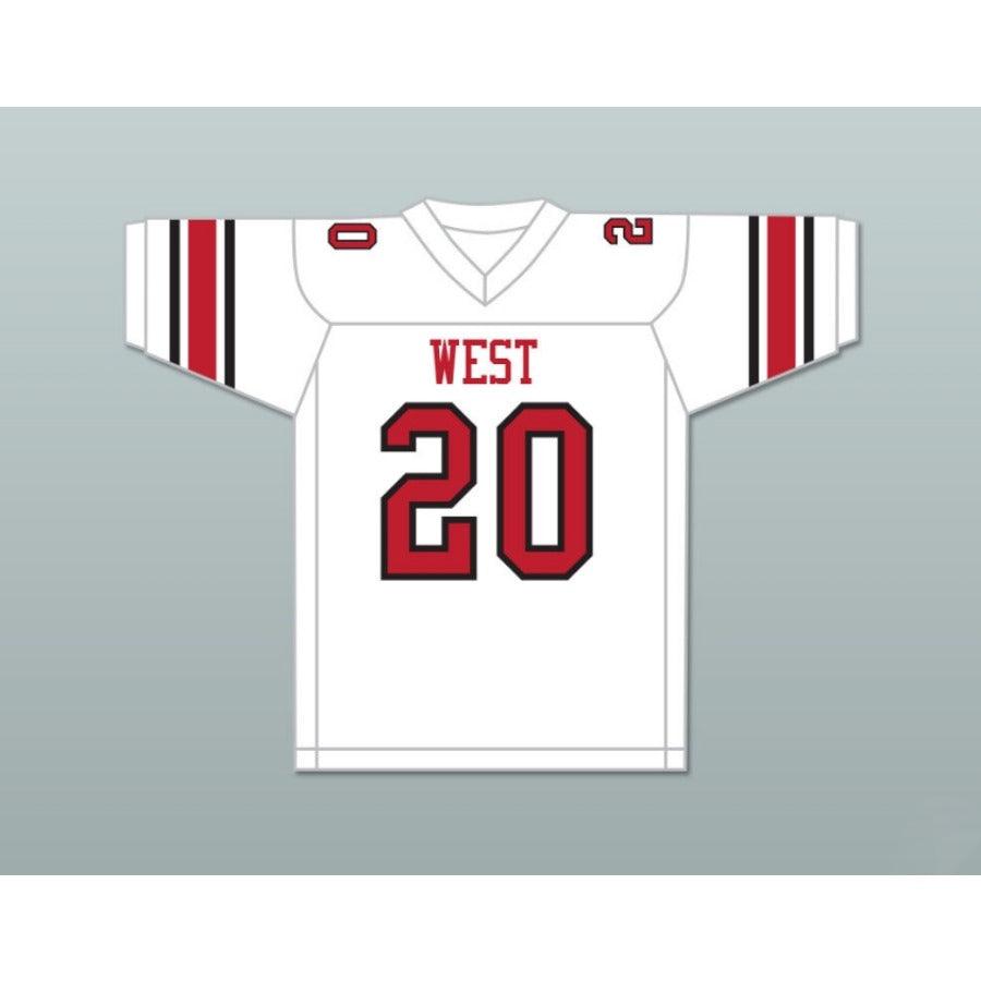 CUSTOM ANY Name Number GREG CIMA 20 WEST HIGH SCHOOL FOOTBALL JERSEY WINDRUNNER Top Stitched S-6XL