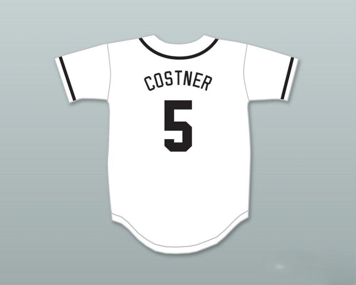 Custom Any Name Number KEVIN COSTNER 5 SALAMANDERS BASEBALL JERSEY 1ST ANNUAL ROCK N' JOCK DIAMOND DERBY Top Stitched S-6XL