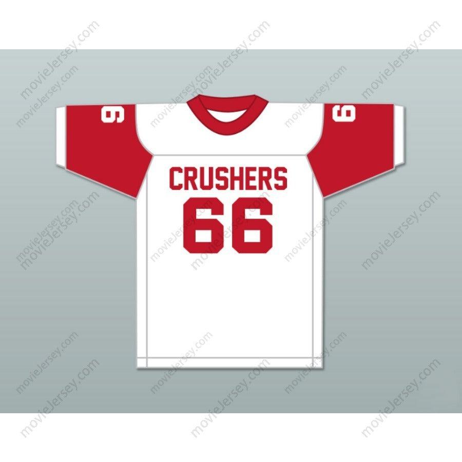 CUSTOM ANY Name Number JACK HAM 66 BISHOP MCCORT HIGH SCHOOL CRIMSON CRUSHERS Football Jersey Top Stitched S-6XL