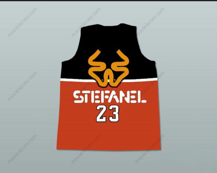 CUSTOM ANY Name Number 1985 STEFANEL TRIESTE MICHAEL  EXHIBITION GAME BASKETBALL JERSEY Top Stitched S-6XL