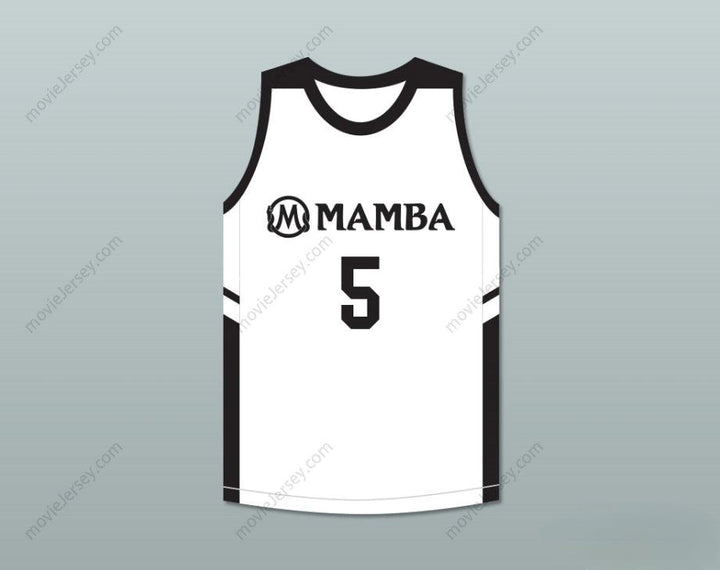CUSTOM ANY Name Number ALYSSA 5 MAMBA BALLERS WHITE BASKETBALL JERSEY VERSION 2 Top Stitched S-6XL