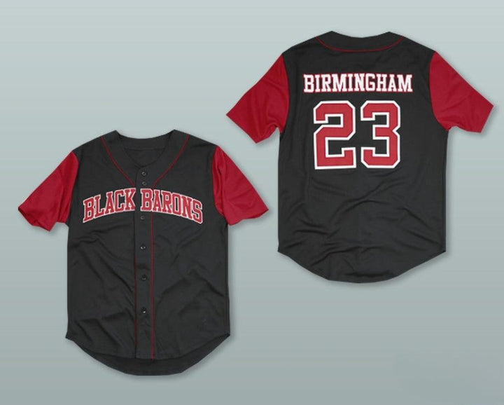 Custom Any Name Number BIRMINGHAM BLACK BARONS 23 NEGRO LEAGUE BLACK BASEBALL JERSEY Top Stitched S-6XL