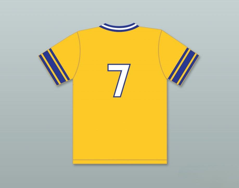 Custom Any Name Number CAL RIPKEN JR 7 ABERDEEN HIGH SCHOOL  YELLOW BASEBALL JERSEY 1 Top Stitched S-6XL