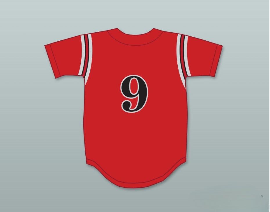Custom Any Name Number JT REALMUTO 9 CARL ALBERT HIGH SCHOOL  RED BASEBALL JERSEY 1 Top Stitched S-6XL