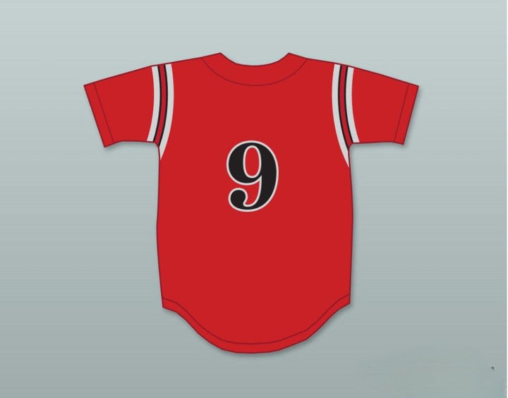 Custom Any Name Number JT REALMUTO 9 CARL ALBERT HIGH SCHOOL  RED BASEBALL JERSEY 1 Top Stitched S-6XL