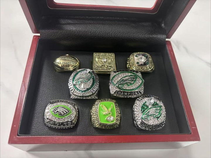 2024 -2025 Barkley Hurts SB Eagle Championship Title Band W Box Ring