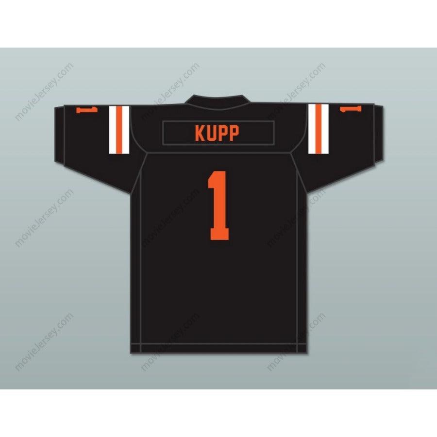 CUSTOM ANY Name Number COOPER KUPP 1 A.C. DAVIS HIGH SCHOOL PIRATES BLACK Football Jersey Top Stitched S-6XL