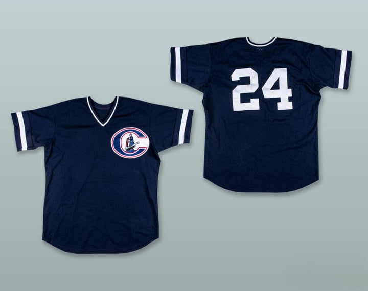 Custom Any Name Number DEREK JETER 24 NAVY BLUE BASEBALL JERSEY Top Stitched S-6XL