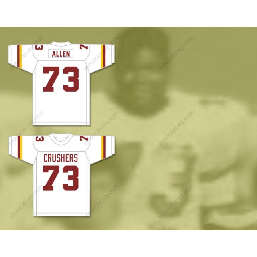 CUSTOM ANY Name Number LARRY ALLEN 73 VINTAGE HIGH SCHOOL CRUSHERS Football Jersey Top Stitched S-6XL
