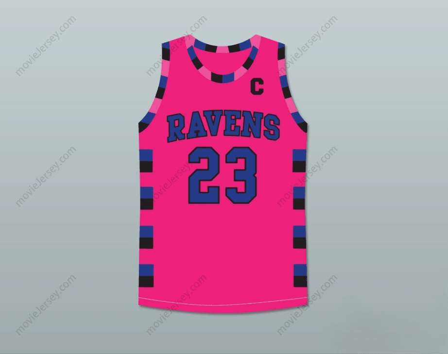 CUSTOM ANY Name Number NATHAN SCOTT 23 ONE TREE HILL RAVENS PINK BASKETBALL JERSEY ANY PLAYER Top Stitched S-6XL