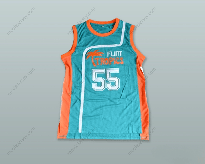 CUSTOM ANY Name Number VAKIDIS 55 FLINT TROPICS TEAL BASKETBALL JERSEY SEMI PRO Top Stitched S-6XL