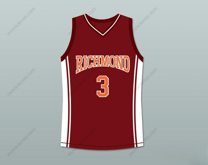 CUSTOM ANY Name Number ANTWON TANNER JARON 'WORM' WILLIS 3 RICHMOND OILERS HOME BASKETBALL JERSEY COACH CARTER Top Stitched S-6XL