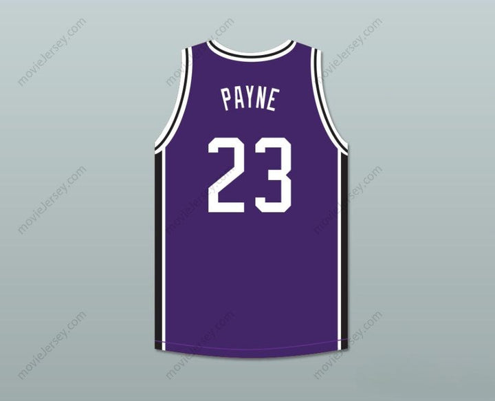 CUSTOM ANY Name Number MARTIN PAYNE 23 MORRIS BROWN COLLEGE PURPLE BASKETBALL JERSEY Top Stitched S-6XL