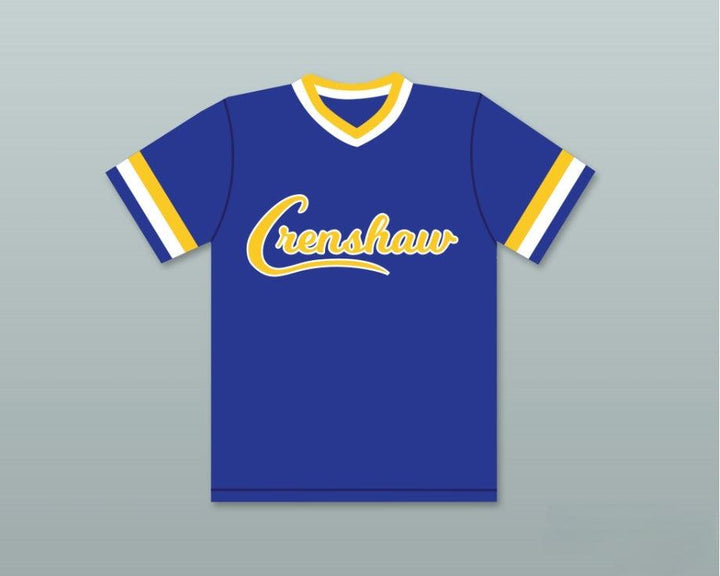 Custom Any Name Number DARRYL STRAWBERRY 18 CRENSHAW HIGH SCHOOL COUGARS BLUE BASEBALL JERSEY Top Stitched S-6XL