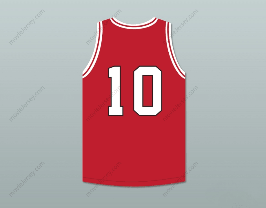 CUSTOM ANY Name Number ARTHUR AGEE 10 ST JOSEPH HIGH SCHOOL RED BASKETBALL JERSEY HOOP DREAMS Top Stitched S-6XL