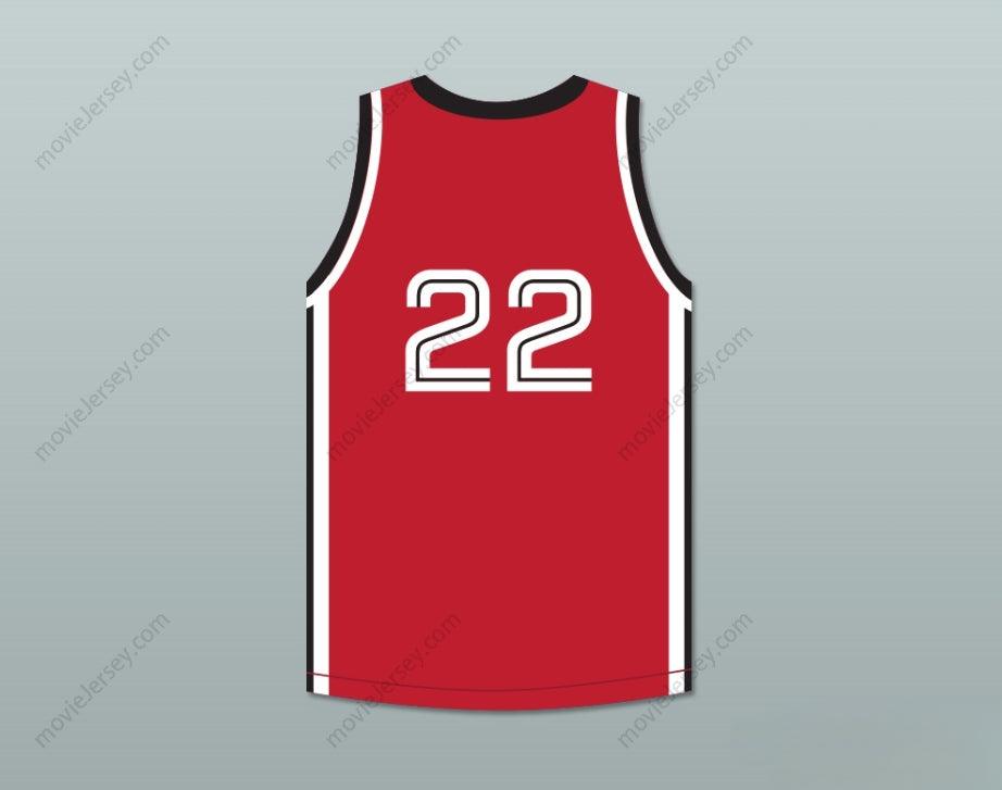 CUSTOM ANY Name Number KAWHI LEONARD 22 MARTIN LUTHER KING HIGH SCHOOL  RED BASKETBALL JERSEY 9 Top Stitched S-6XL
