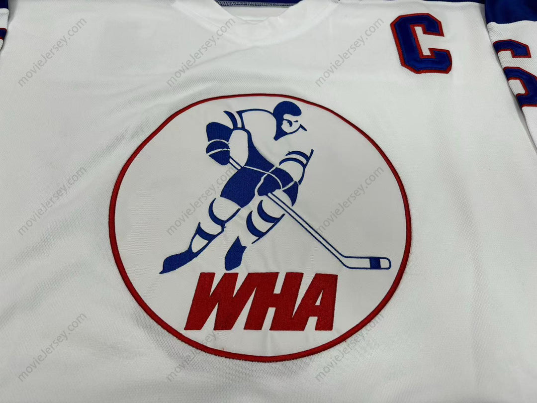 Custom Any Name Number MICHEL PARIZEAU 1977 WHA ALL-STAR HOCKEY JERSEY Stitched Top Stitched S-6XL