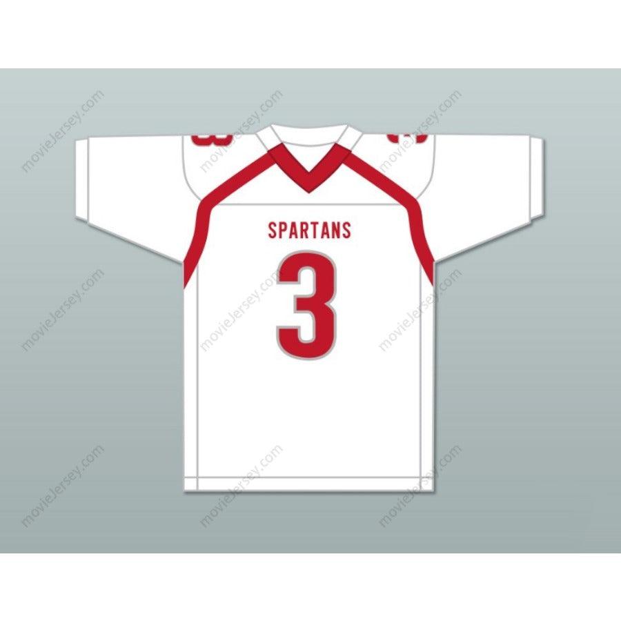 CUSTOM ANY Name Number VELUS JONES JR. 3 SARALAND HIGH SCHOOL SPARTANS Football Jersey Top Stitched S-6XL