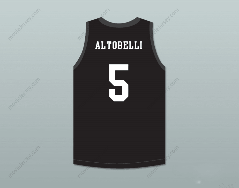 CUSTOM ANY Name Number ALYSSA ALTOBELLI 5 MAMBA BALLERS BLACK BASKETBALL JERSEY Top Stitched S-6XL