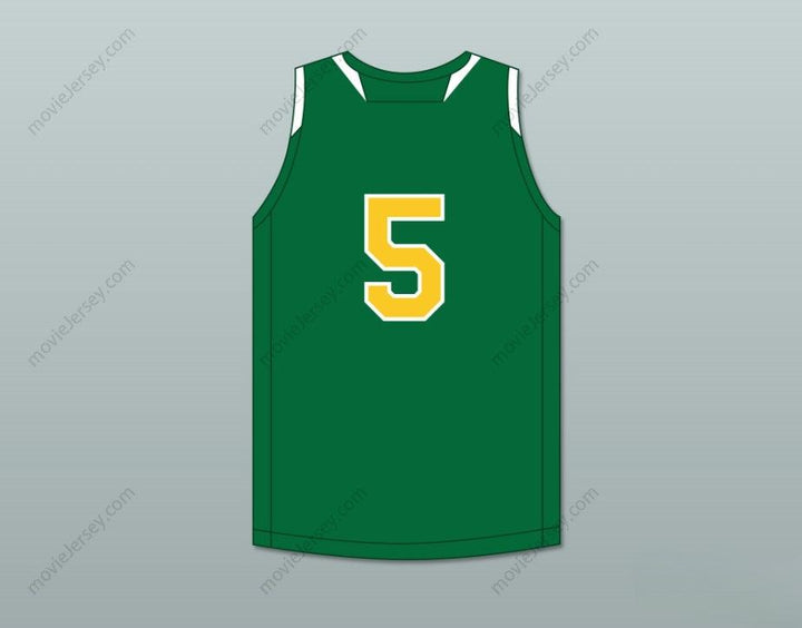 CUSTOM ANY Name Number KEVON LOONEY 5 ALEXANDER  HIGH SCHOOL WILDCATS GREEN BASKETBALL JERSEY 5 Top Stitched S-6XL