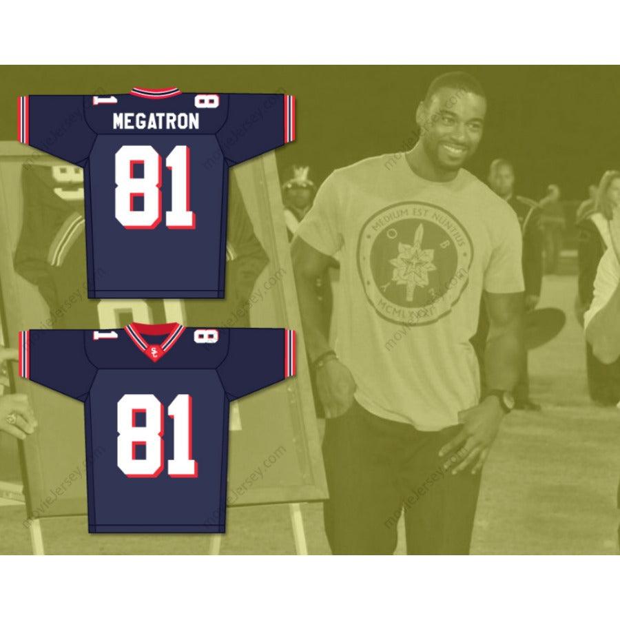 CUSTOM ANY Name Number CUSTOM CALVIN JOHNSON MEGATRON 81 SANDY CREEK HIGH SCHOOL FOOTBALL JERSEY S-6XL Top Stitched S-6XL