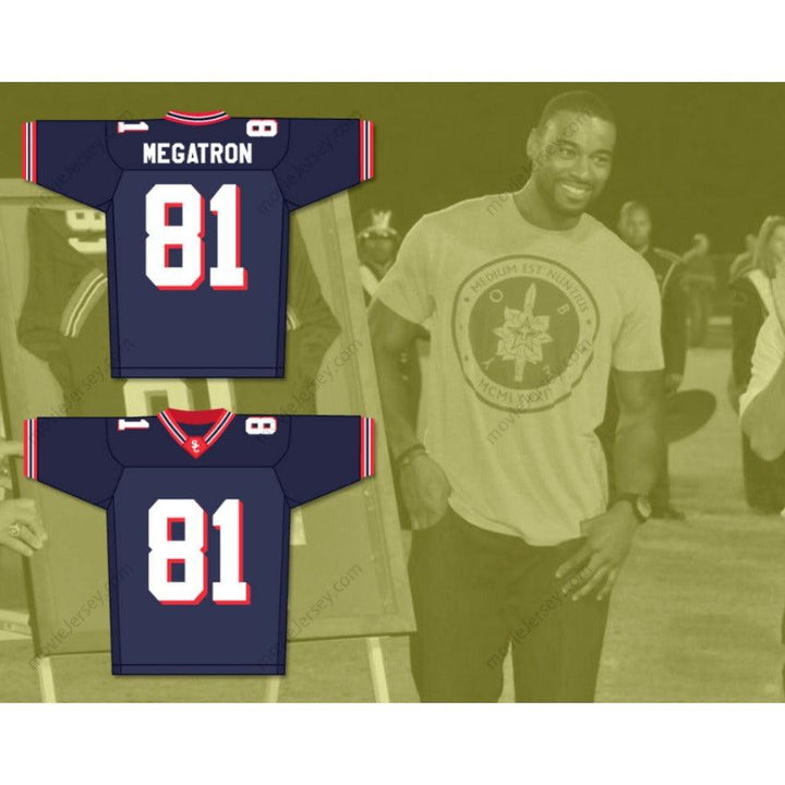 CUSTOM ANY Name Number CUSTOM CALVIN JOHNSON MEGATRON 81 SANDY CREEK HIGH SCHOOL FOOTBALL JERSEY S-6XL Top Stitched S-6XL