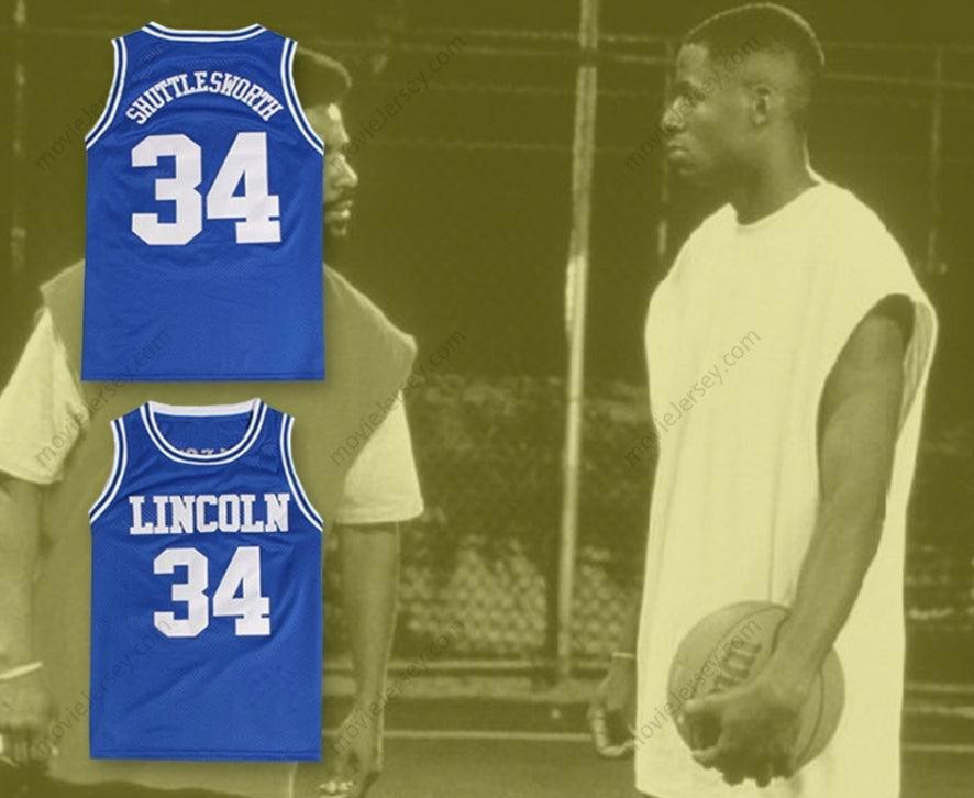 CUSTOM ANY Name Number JESUS SHUTTLESWORTH 34 LINCOLN HIGH SCHOOL BASKETBALL JERSEY HE GOT GAME Top Stitched S-6XL