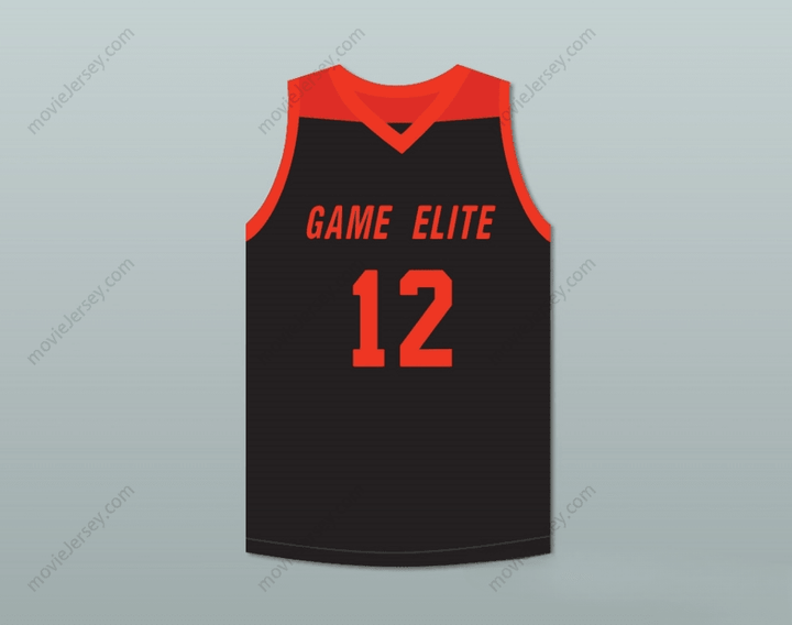 CUSTOM ANY Name Number ZION WILLIAMSON 12 GAME ELITE BLACK BASKETBALL JERSEY 2 Top Stitched S-6XL