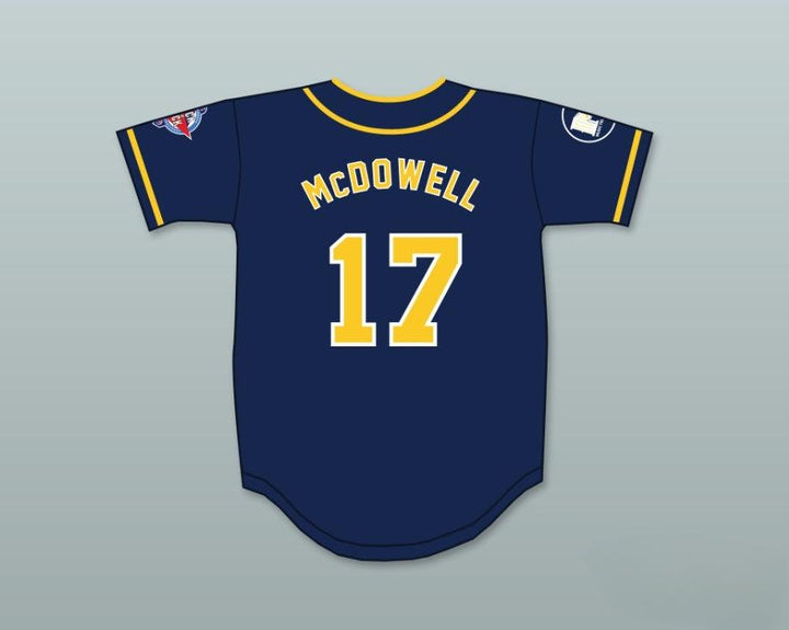 Custom Any Name Number ROGER MCDOWELL 17 AWAYBOYS BASEBALL JERSEY 6TH ANNUAL ROCK N' JOCK SOFTBALL CHALLENGE 1995 Top Stitched S-6XL