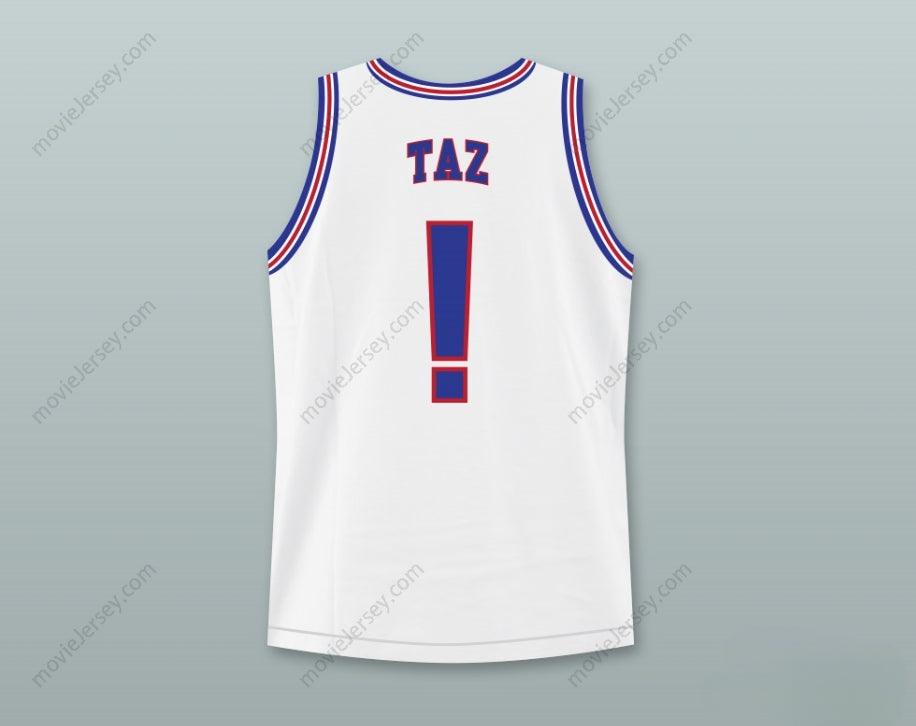 CUSTOM ANY Name Number SPACE JAM TUNE SQUAD TAZ! BASKETBALL JERSEY STITCH SEWN Top Stitched S-6XL