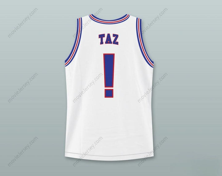 CUSTOM ANY Name Number SPACE JAM TUNE SQUAD TAZ! BASKETBALL JERSEY STITCH SEWN Top Stitched S-6XL